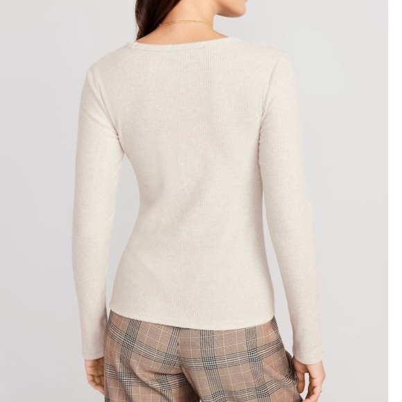 NEW ribbed plush crew neck - Picture 2 of 5